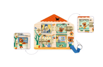 Cabanalock – Jeu de manipulation - Djeco - Jaune