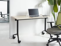 Bureau pliable Panneau de particules mélaminé (MFC) Marron clair CAVI - Beliani