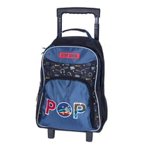 Sac à dos à roulettes KIP Boy POP Bleu 45 CM - 2 compartiments