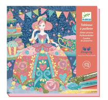 DJ09517 Tableaux Paillettes – Daydream - Djeco - Rose
