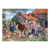 Puzzle 500 pièces - Pièces XXL - Ferme MacDonalds - HOP - House of Puzzles