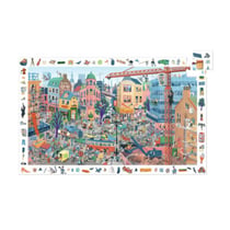 Puzzle d observation 200pcs – La ville - Djeco - Beige