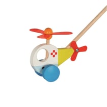 Véhicule à pousser hélicoptère