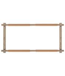 Cadre Rotatif pour Tapisserie à Clipser – 60,9 x 30,4 cm - Milward Marron