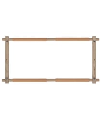 Cadre Rotatif pour Tapisserie à Clipser – 60,9 x 30,4 cm - Milward Marron