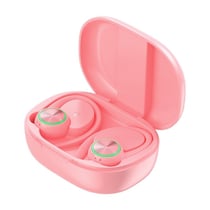 Ecouteurs Bluetooth Stéréo Avec Écran Digital Et Confort Accroche Oreille Rose YONIS