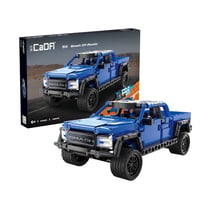Jeux De Construction - Cada - 4x4 Smash Bleu - Pull Back -