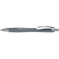 Stylo à bille - Encre bleue - Pointe large - Corps gris bleu - Rétractable - Schneider Slider Rave