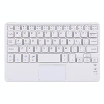 Clavier Pour Tablette Bluetooth Sans Fil Avec Pavé Tactile Léger Et Silencieux Blanc YONIS