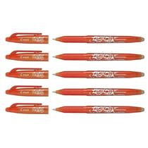 Lot de 5 Stylos roller FriXion Ball Pointe Moyenne Orange
