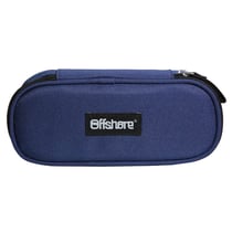 Trousse scolaire ovale Plumier Offshore Bleue BAGTROTTER