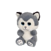 Peluche - Peluche Chien Husky SKANDY > gris bleuté – 13 cm