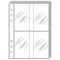 POCHETTE CARTES VISITE T21 Recharge - 15x21 cm