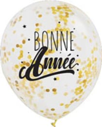 3 BALLONS BONNE ANNEE