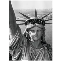 Puzzle noir et blanc statue de la liberte 1000 pieces - collection etats-unis ville de new-york - clementoni - 39635