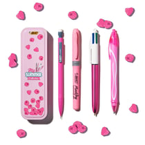 Set d'écriture BIC Summer Pink Box - Rose - Lot de 4