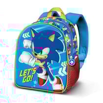 Sonic The Hedgehog - Sac à dos Elite 3D Go Blue