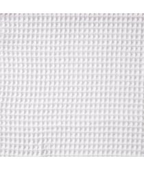 Tissu coton Nid d'Abeille de 150 cm de largeur Blanc vendu par 50 cm