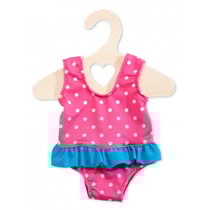 Maillot de bain a pois 1 piece 28/35 cm - heless - habit poupon (33)