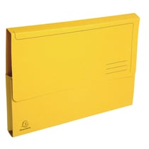 Paquet de 10 chemises poche coloris vifs Forever - 24x34cm - Jaune - x 10 - Exacompta