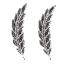 Motif de cire: Epi, argent, 0,9x3,8cm, 2 pces