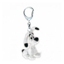 Le porte - clé – Idefix assis - Plastoy - Blanc
