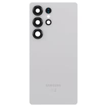 Samsung Vitre arrière pour Samsung Galaxy S25 Ultra Original Service Pack Argent