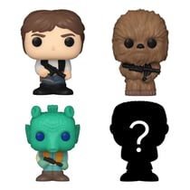 Star Wars - Pack 4 figurines Bitty POP! Vinyl Han Solo 2,5 cm - Funko