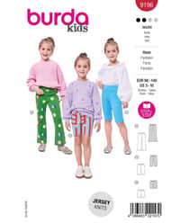 Patron Burda 9196 - Leggings taille n°FR 3-10