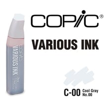 Encre Various Ink pour marqueur Copic C00 Cool Gray No.00