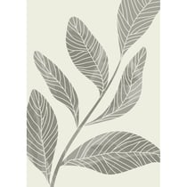 Tableau sur toile fleur vintage 30x45 cm