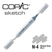 Copic - Marqueur à l'alcool Copic Sketch N4 Neutral Gray No.4
