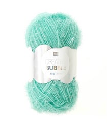 Fil éponge vaisselle à tricoter Creative Bubble - Rico Design 52 Aqua vert