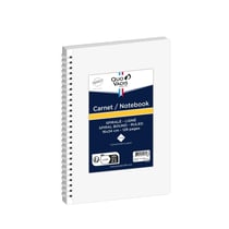 CARNET SOUPLE SPIRALE - 128 PAGES Recharge - 16x24 cm