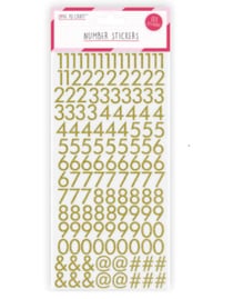 133 stickers chiffres et symboles