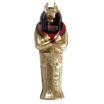 Figurine - Sarcophage - Anubis - Momie - Egypte - Décoration - 14cm hauteur
