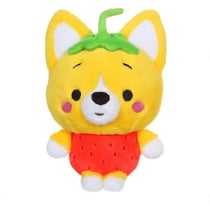 Peluche - Peluche Little Corgi Cuties 20 cm : Corgi - Fraise