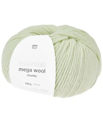 Laine à tricoter Essentials MEGA WOOL Chunky - 100GR - RICO Design 36 Aloe