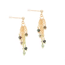 Boucles d'oreilles Bianca en pierres Turquoise Africain