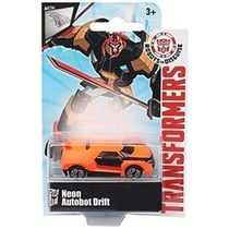 Transformers : néon autobot drift - véhicule miniature metal orange - voiture - hasbro