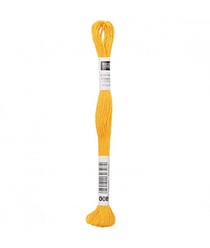Fil à broder mouliné Uni - Rico Design 008 Jaune