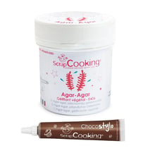 Agar-agar en poudre + Stylo chocolat