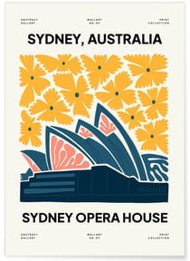 Affiche Sydney Opéra 2 | A3 : 29,7x42cm