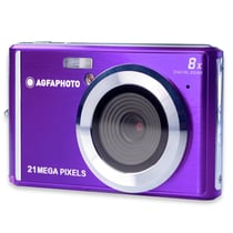 AGFA PHOTO Realishot DC5200 - Appareil Photo Numérique Compact, CMOS 21MP, Écran LCD 2,4", Zoom Digital 8x, Vidéo HD 720p, Batterie Lithium, Cartes SD, Modes Scène