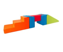 Passerelle 5 blocs vert rouge bleu marine orange - Velinda