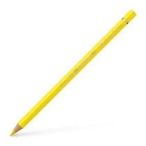 Crayon de couleur FABER-CASTELL Polychromos - Jaune cadmium clair - Lot de 6 - Mine 3,8 mm
