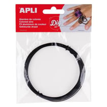 Fils métallique noir 1,5 mm x 5 m