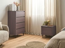 Commode MDF Marron foncé NIKEA - Beliani