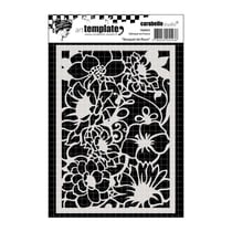 Pochoir art template bouquet de fleurs - Carabelle studio