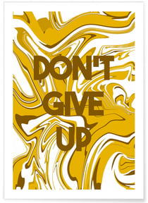 Affiche 'Don't give up' | A3 : 29,7x42cm